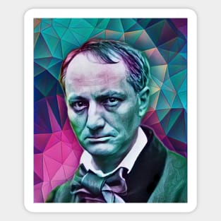 Charles Baudelaire Portrait | Charles Baudelaire Artwork 4 Sticker